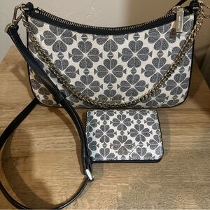 Kate Spade Spade Flower Shoulder Bag & Cardholder Set
